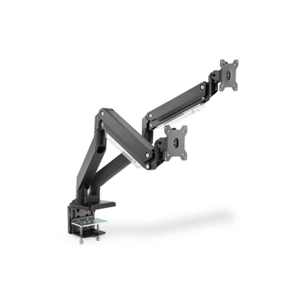 Digitus Desk Mount , DA-90427 , Adjustable Height, Rotate, Tilt, Swivel , 15-35 , Maximum weight (capacity) 2x15 kg , Black