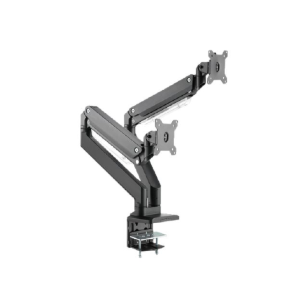 Digitus Desk Mount , DA-90427 , Adjustable Height, Rotate, Tilt, Swivel , 15-35 , Maximum weight (capacity) 2x15 kg , Black