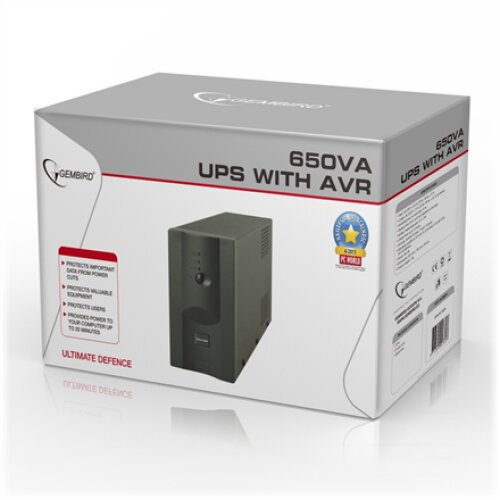 EnerGenie , UPS UPS-PC-652A with AVR , 650 VA , 220 V , 220 V