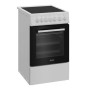 INDESIT Cooker , IS5V5GSW/P , Hob type Ceramic , Oven type Electric , White , Width 50 cm , Depth 60 cm , Energy efficiency class A , 55 L