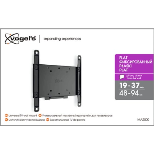 Vogels , Wall mount , MA2000-A1 , Fixed , 26-40 , Maximum weight (capacity) 30 kg , Black