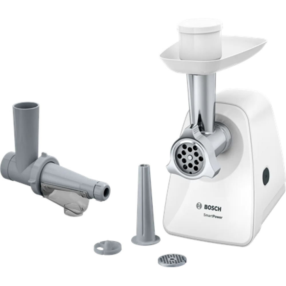 Bosch Meat mincer , MFW2515W , White , 1500 W , Number of speeds 1 , Throughput (kg/min) 1.7