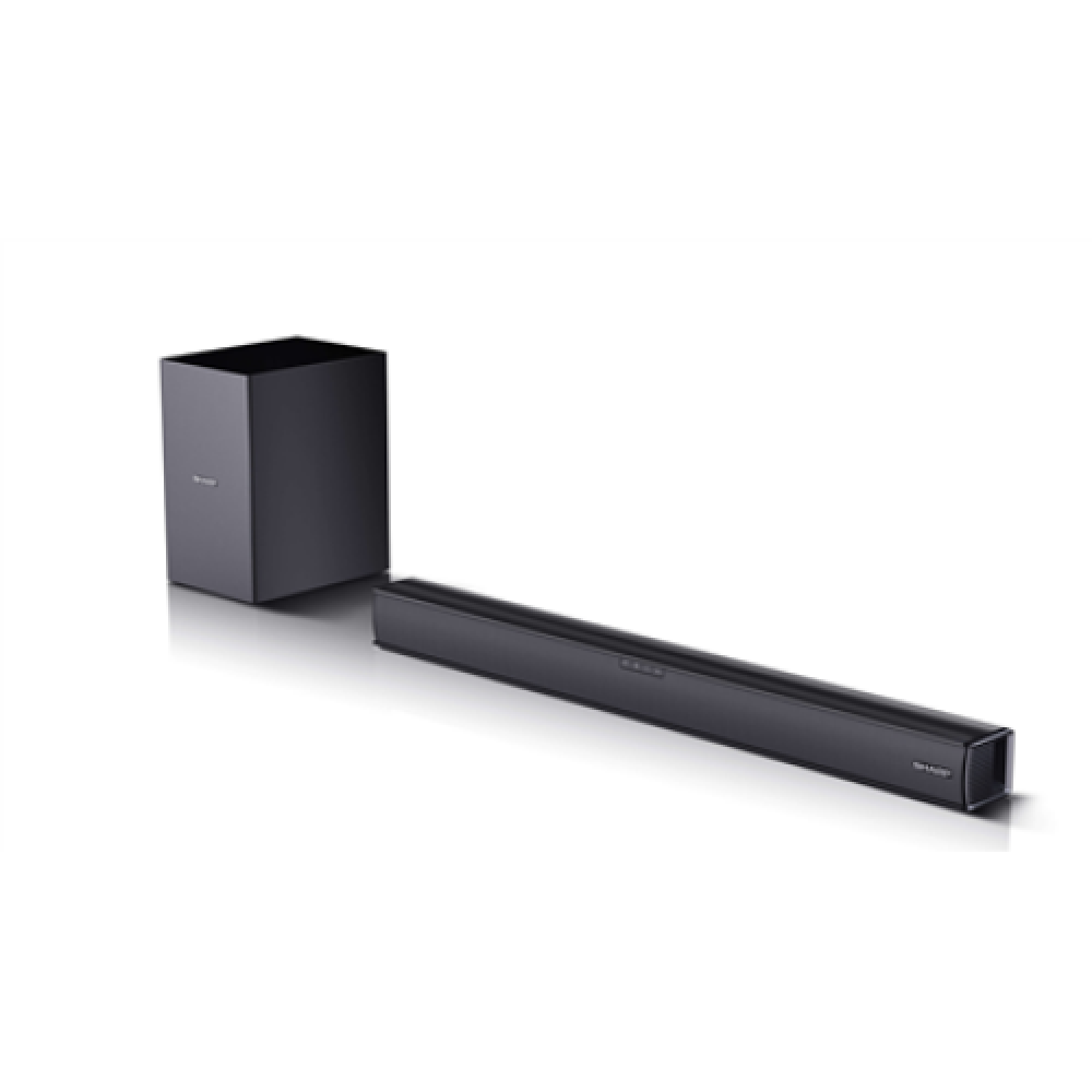 Sharp , HT-SBW182 2.1 Slim Soundbar , Black , No , AUX in , Bluetooth , HDMI, Optical, Bluetooth , 160 W , Wireless connection