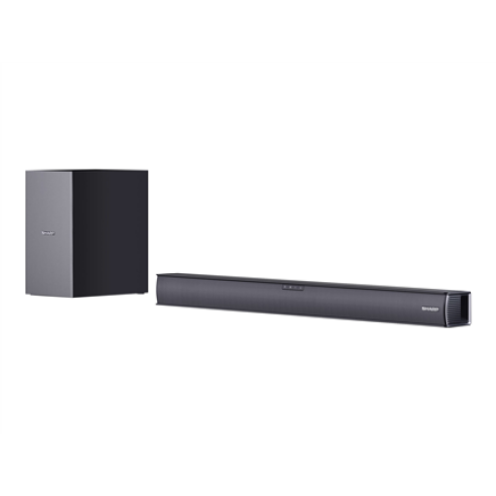Sharp , HT-SBW182 2.1 Slim Soundbar , Black , No , AUX in , Bluetooth , HDMI, Optical, Bluetooth , 160 W , Wireless connection