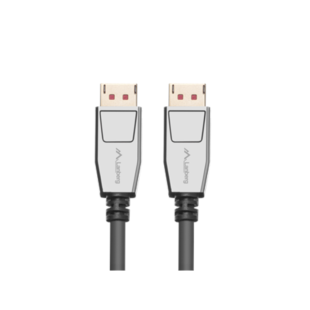 Lanberg DisplayPort M/M Cable 20 PIN V1.4 8K 60HZ , CA-DPDP-20CU-0018-BK , DisplayPort to DisplayPort , 1.8 m