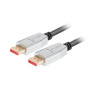 Lanberg DisplayPort M/M Cable 20 PIN V1.4 8K 60HZ , CA-DPDP-20CU-0018-BK , DisplayPort to DisplayPort , 1.8 m