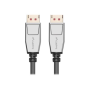Lanberg DisplayPort M/M Cable 20 PIN V1.4 8K 60HZ , CA-DPDP-20CU-0018-BK , DisplayPort to DisplayPort , 1.8 m