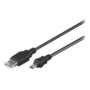 Goobay 50767 USB 2.0 Hi-Speed cable, black, 1.8 m , Goobay , USB-A to mini-USB
