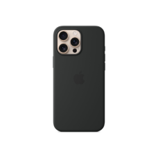 Apple Case with MagSafe , Apple , iPhone 16 Pro Max , Silicone , Black