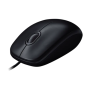 Logitech , Mouse , M100 , Optical , Optical mouse , Wired , Black