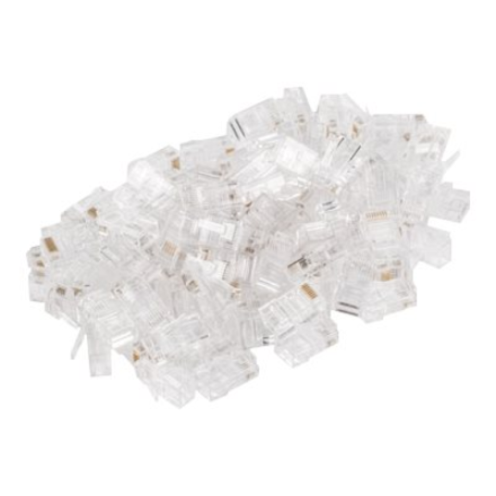 Lanberg Plug RJ45 CAT.5E UTP plug 8P8C, 100 pcs , PLU-5000 , Transparent
