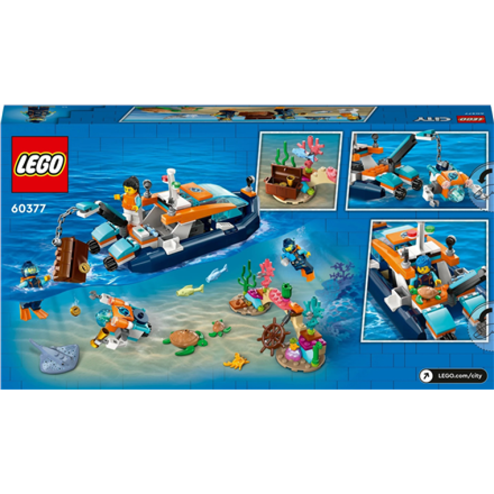 LEGO , City Diver Explorer Ship 60377, 182 pcs.