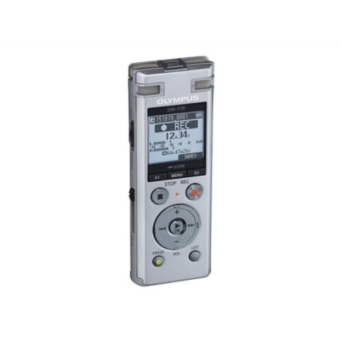 Olympus DM-770 Digital Voice Recorder , Olympus , DM-770 , Microphone connection , MP3 playback
