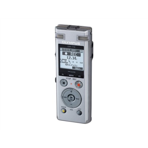 Olympus DM-770 Digital Voice Recorder , Olympus , DM-770 , Microphone connection , MP3 playback