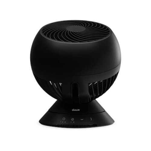 Duux , Fan , Globe , Table Fan , Black , Diameter 26 cm , Number of speeds 3 , Oscillation , 23 W , Remote control