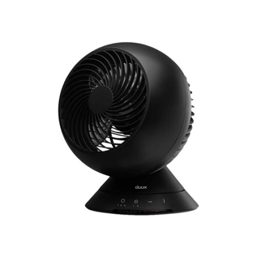 Duux , Fan , Globe , Table Fan , Black , Diameter 26 cm , Number of speeds 3 , Oscillation , 23 W , Remote control