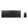 Lenovo , Essential , Essential Wireless Keyboard and Mouse Combo - US English with Euro symbol , Keyboard and Mouse Set , Wireless , Mouse included , US , Black , Numeric keypad , Wireless connection