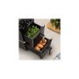 Philips Airfryer, Dual Basket , NA462/80 4000 Series , Capacity 10 L , Power 2750 W , RapidAir , Silk White/Beige