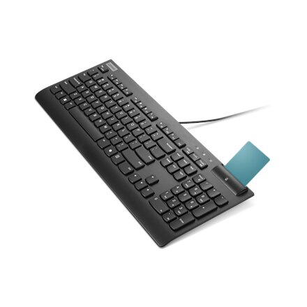 Lenovo Smartcard II , Keyboard , Wired , Estonian , Plunger type switch , Black
