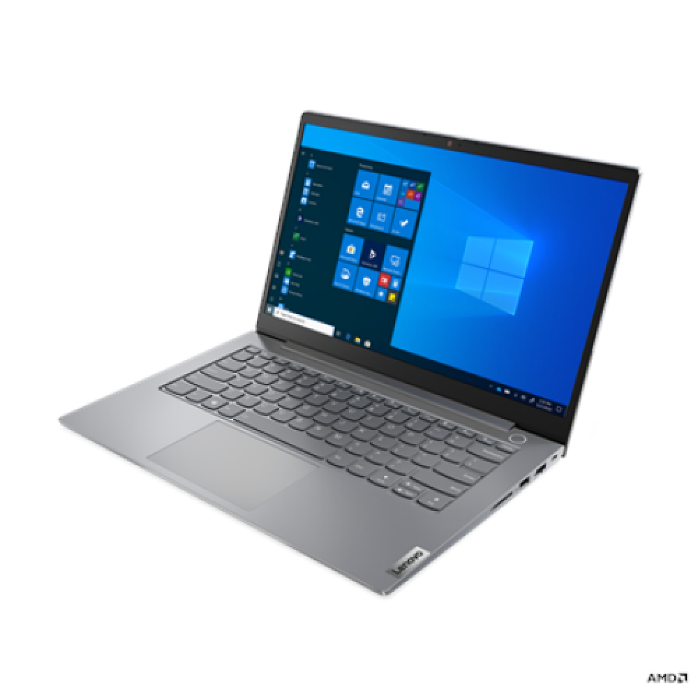 Lenovo ThinkBook 14 G3 ACL Grey, 14 , IPS, FHD, 1920 x 1080, Anti-glare, AMD Ryzen 5, 5500U, 8 GB, SSD 256 GB, AMD Radeon Graphics, No Optical drive, Windows 10 Pro, 802.11ax, Bluetooth version 5.1, Keyboard language Nordic, Keyboard backlit, Warranty 12 