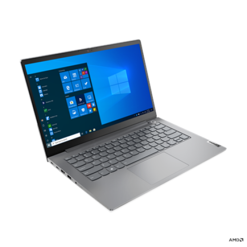 Lenovo ThinkBook 14 G3 ACL Grey, 14 , IPS, FHD, 1920 x 1080, Anti-glare, AMD Ryzen 5, 5500U, 8 GB, SSD 256 GB, AMD Radeon Graphics, No Optical drive, Windows 10 Pro, 802.11ax, Bluetooth version 5.1, Keyboard language Nordic, Keyboard backlit, Warranty 12 
