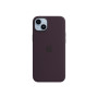 Apple 14 Plus Silicone Case with MagSafe Elderberry