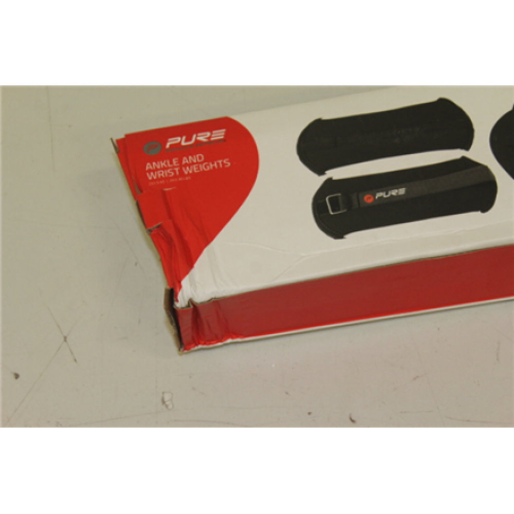 SALE OUT. Pure2Improve Ankle and Wrist Weights, 2X1,5 kg, DAMAGED PACKAGING Pure2Improve Ankle and Wrist Weights, 2x1,5 kg 2.98 kg, Black
