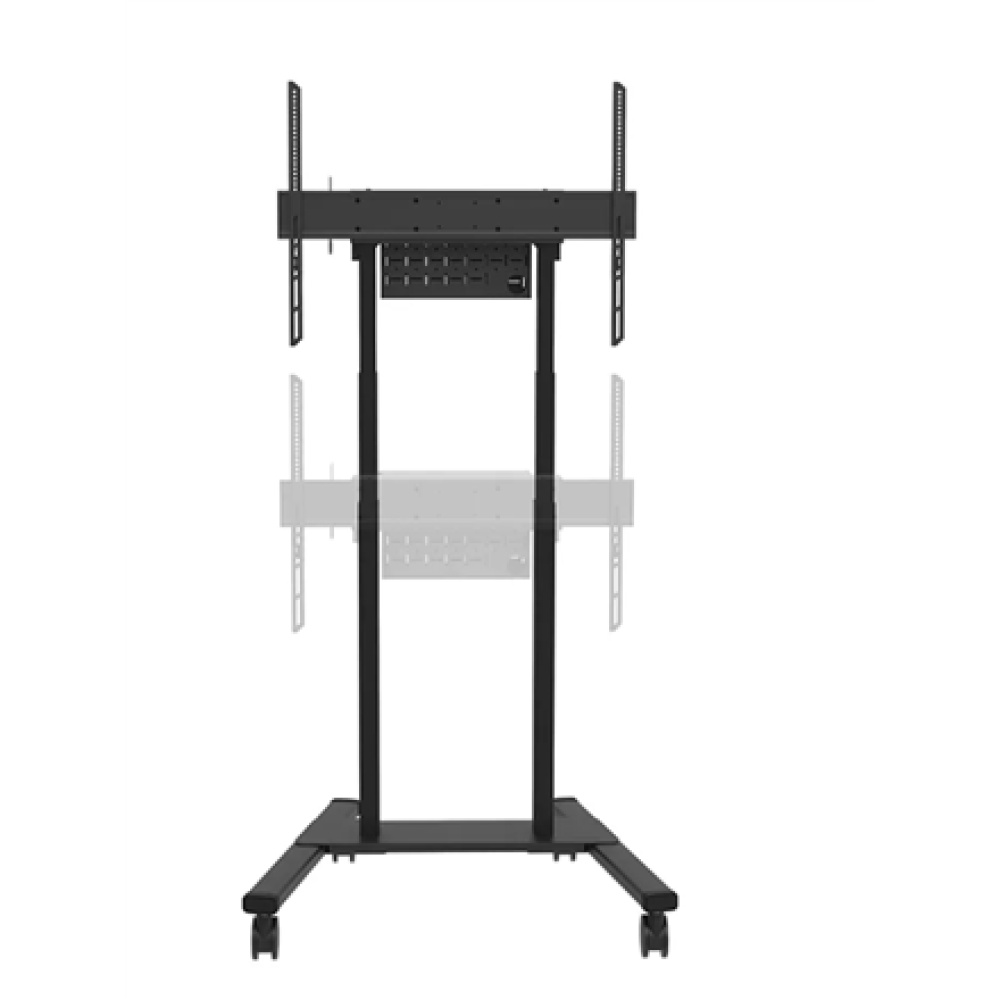 Neomounts Floor stand , FL55-875BL1 TV trolley , Adjustable Height , 55-100 , Maximum weight (capacity) 110 kg , Black