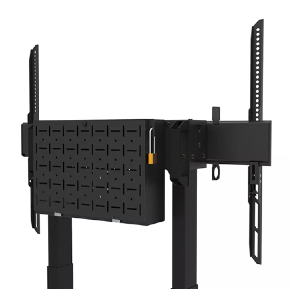 Neomounts Floor stand , FL55-875BL1 TV trolley , Adjustable Height , 55-100 , Maximum weight (capacity) 110 kg , Black