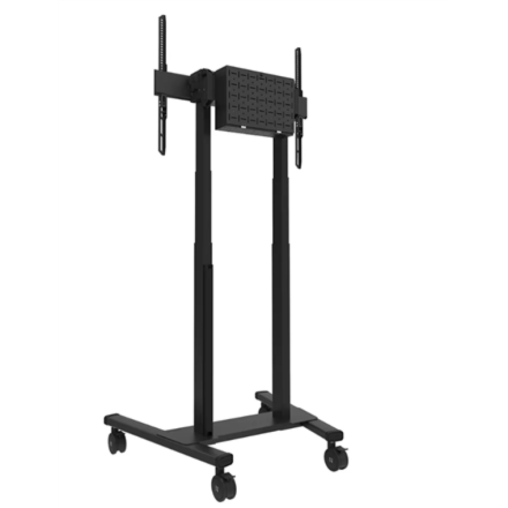 Neomounts Floor stand , FL55-875BL1 TV trolley , Adjustable Height , 55-100 , Maximum weight (capacity) 110 kg , Black