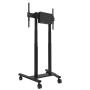 Neomounts Floor stand , FL55-875BL1 TV trolley , Adjustable Height , 55-100 , Maximum weight (capacity) 110 kg , Black