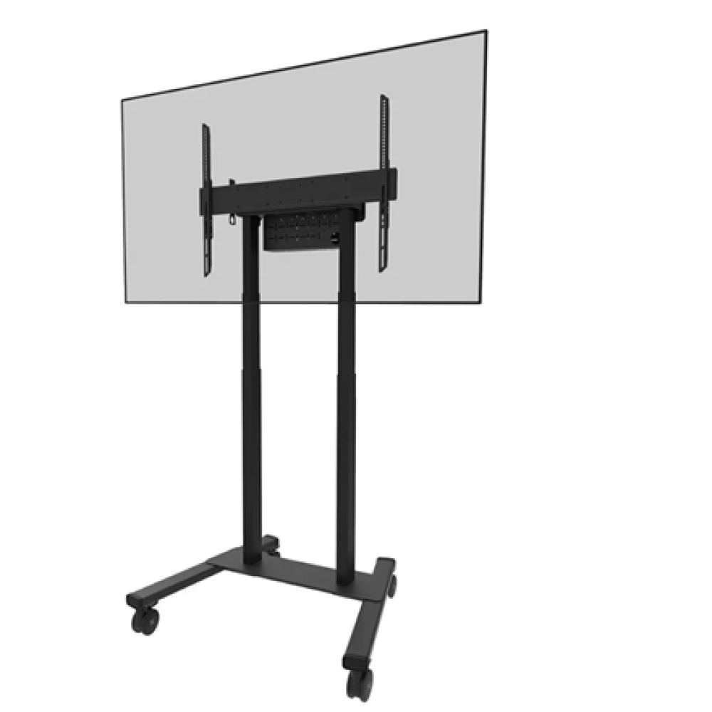 Neomounts Floor stand , FL55-875BL1 TV trolley , Adjustable Height , 55-100 , Maximum weight (capacity) 110 kg , Black