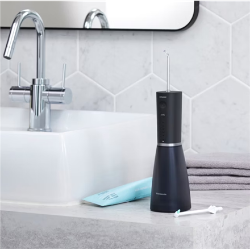 Panasonic Oral irrigator , EW-DJ86-K503 , Cordless , 200 ml , Number of heads 2 , Black