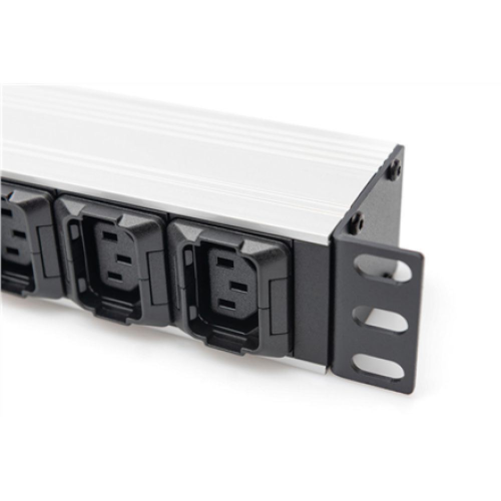 Digitus Socket Strip with Aluminum Profile, 10-way, IEC C20 plug , DN-95427 , Sockets quantity 7