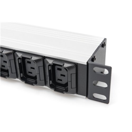 Digitus , Socket Strip with Aluminum Profile, 10-way, IEC C20 plug , DN-95427 , Sockets quantity 7