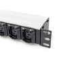 Digitus Socket Strip with Aluminum Profile, 10-way, IEC C20 plug , DN-95427 , Sockets quantity 7