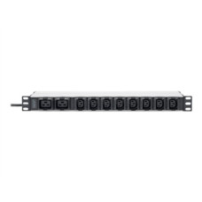 Digitus , Socket Strip with Aluminum Profile, 10-way, IEC C20 plug , DN-95427 , Sockets quantity 7