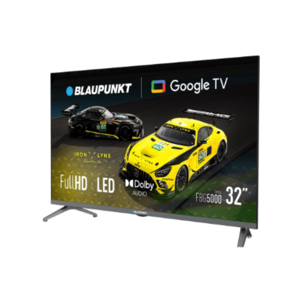 Blaupunkt LED TV , 32FBG5000S , 32 , Smart TV , Google TV , Black