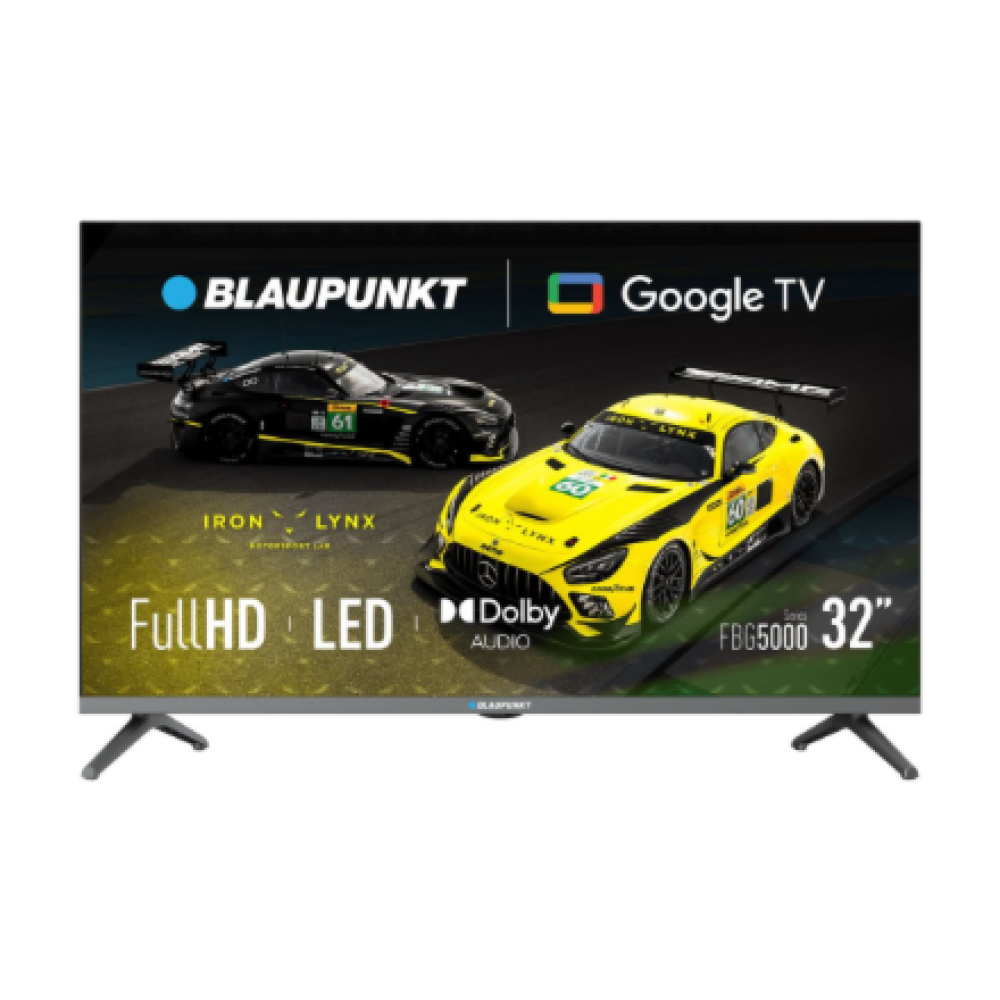 Blaupunkt LED TV , 32FBG5000S , 32 , Smart TV , Google TV , Black