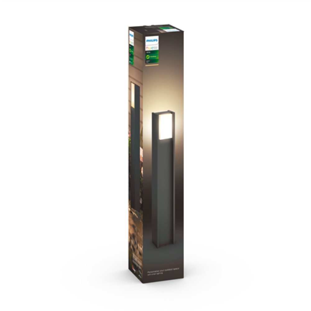 Philips Hue Turaco Outdoor Post Lantern , E27 , 9.5 W