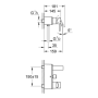 Grohe Allure Single-lever Bath/shower Mixer Chrome