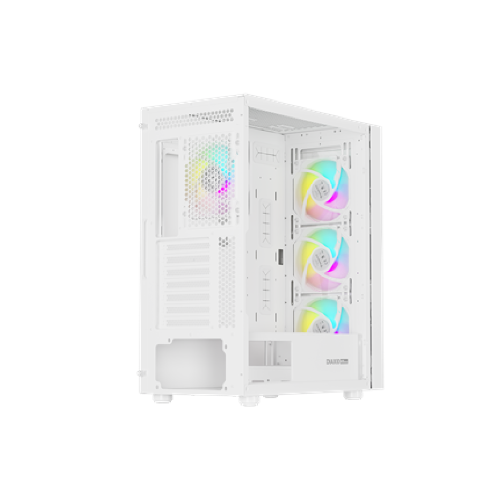 Genesis Gaming PC Case , Diaxid 605 ARGB , White , Midi Tower , Power supply included No