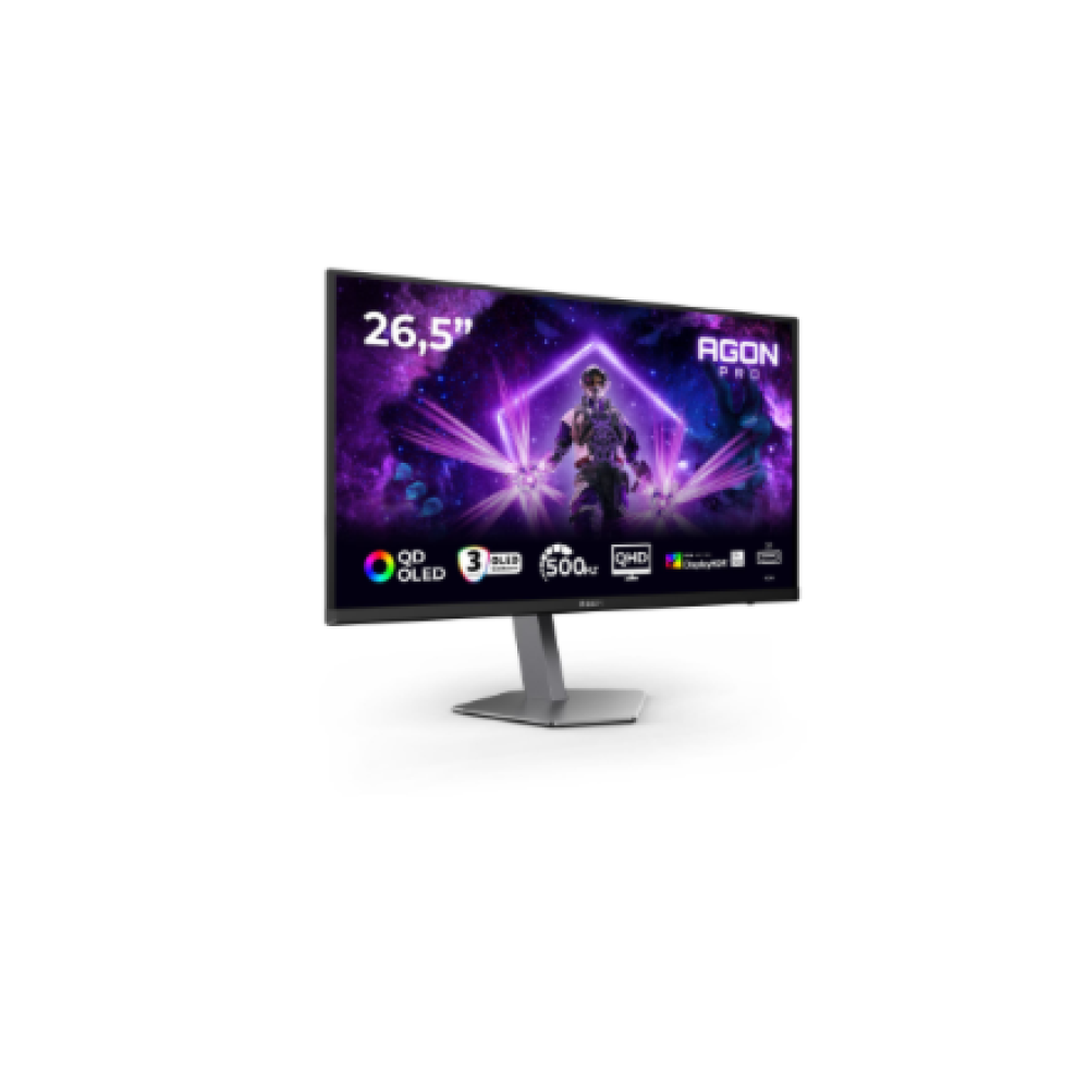 AOC , AG276QKD2 , 27 , QD-OLED , QHD , 16:9 , 500 Hz , 0.03 ms , 2560 x 1440 pixels , 1000 cd/m² , HDMI ports quantity 2 , Black