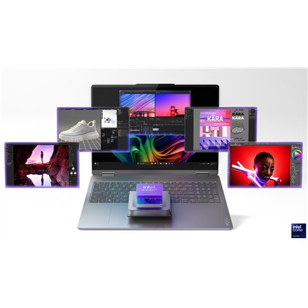 Lenovo Yoga 7 2-in-1 16ILL10 , Luna Grey , 16 , OLED , Touchscreen , 2.8K WQXGA+ , 2880 x 1800 pixels , Intel Core Ultra 7 , 258V , 32 GB , Soldered LPDDR5x , Solid-state drive capacity 1000 GB , Intel Arc Graphics 140V , Windows 11 Home , 802.11be , Blue