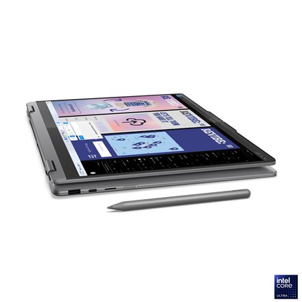 Lenovo Yoga 7 2-in-1 16ILL10 , Luna Grey , 16 , OLED , Touchscreen , 2.8K WQXGA+ , 2880 x 1800 pixels , Intel Core Ultra 7 , 258V , 32 GB , Soldered LPDDR5x , Solid-state drive capacity 1000 GB , Intel Arc Graphics 140V , Windows 11 Home , 802.11be , Blue
