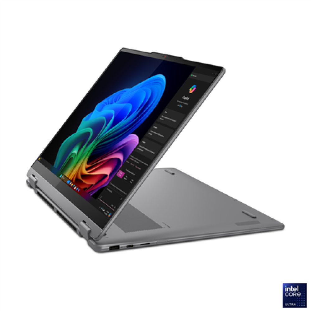 Lenovo Yoga 7 2-in-1 16ILL10 , Luna Grey , 16 , OLED , Touchscreen , 2.8K WQXGA+ , 2880 x 1800 pixels , Intel Core Ultra 7 , 258V , 32 GB , Soldered LPDDR5x , Solid-state drive capacity 1000 GB , Intel Arc Graphics 140V , Windows 11 Home , 802.11be , Blue