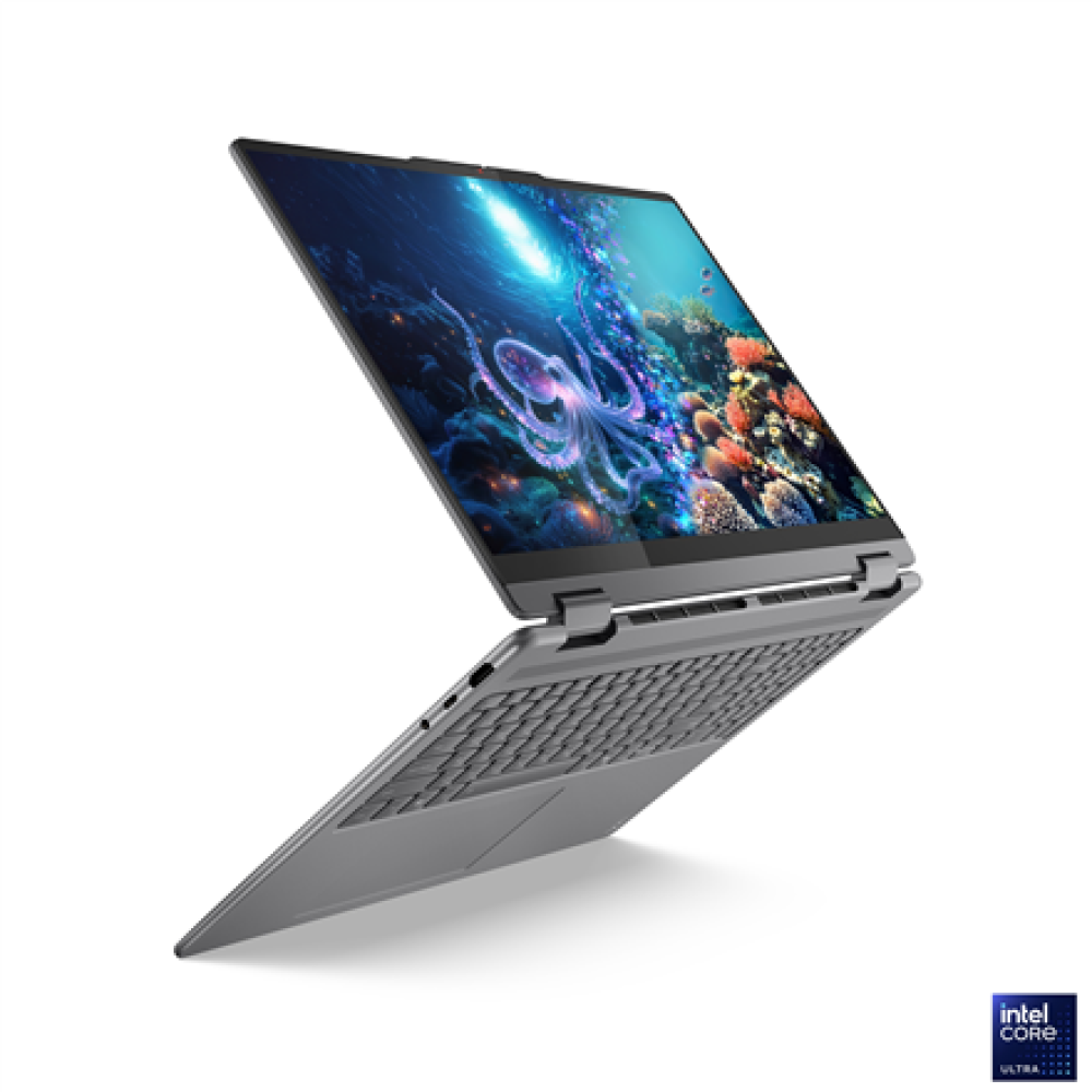 Lenovo Yoga 7 2-in-1 16ILL10 , Luna Grey , 16 , OLED , Touchscreen , 2.8K WQXGA+ , 2880 x 1800 pixels , Intel Core Ultra 7 , 258V , 32 GB , Soldered LPDDR5x , Solid-state drive capacity 1000 GB , Intel Arc Graphics 140V , Windows 11 Home , 802.11be , Blue