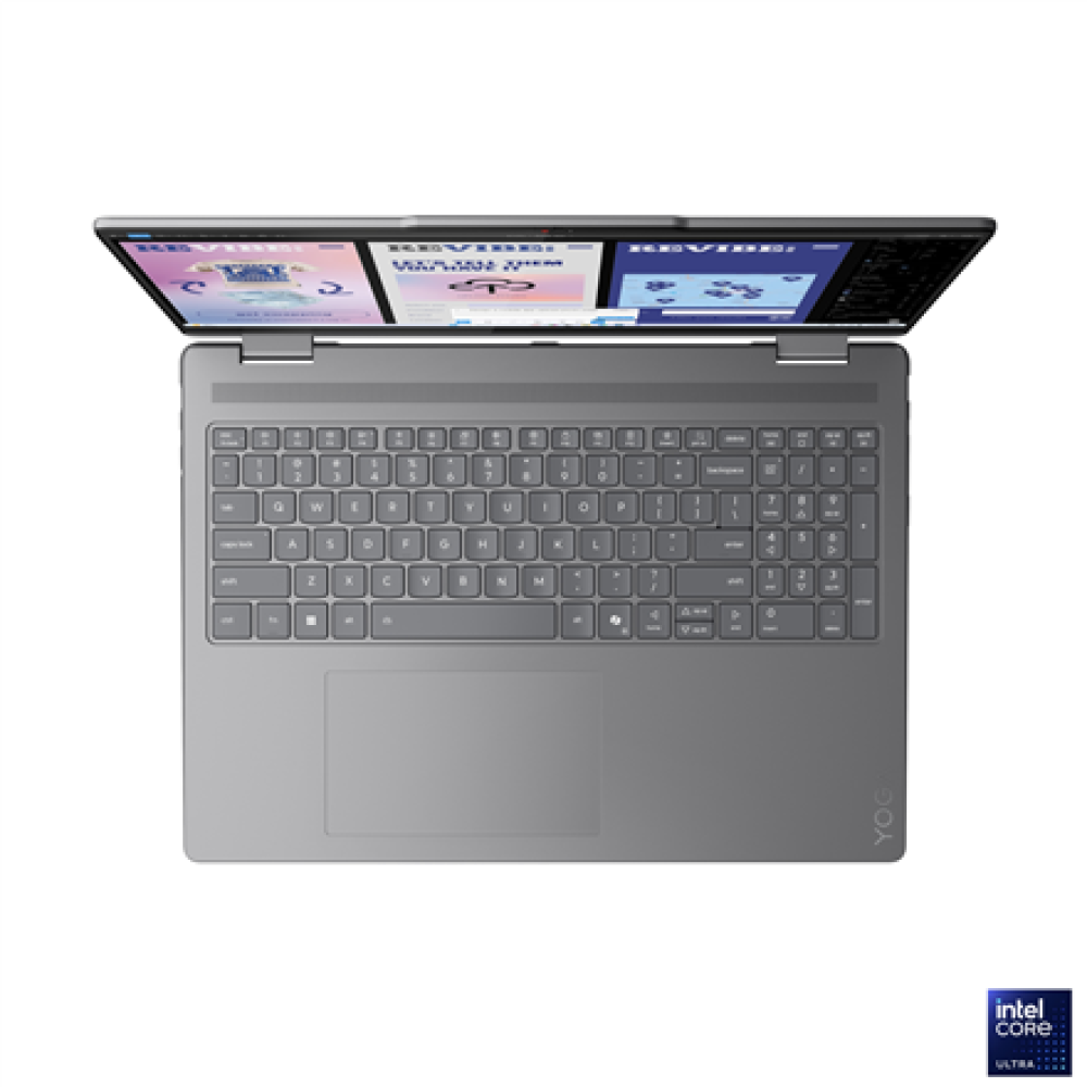 Lenovo Yoga 7 2-in-1 16ILL10 , Luna Grey , 16 , OLED , Touchscreen , 2.8K WQXGA+ , 2880 x 1800 pixels , Intel Core Ultra 7 , 258V , 32 GB , Soldered LPDDR5x , Solid-state drive capacity 1000 GB , Intel Arc Graphics 140V , Windows 11 Home , 802.11be , Blue