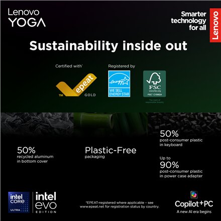 Lenovo Yoga 7 2-in-1 16ILL10 , Luna Grey , 16 , OLED , Touchscreen , 2.8K WQXGA+ , 2880 x 1800 pixels , Intel Core Ultra 7 , 258V , 32 GB , Soldered LPDDR5x , Solid-state drive capacity 1000 GB , Intel Arc Graphics 140V , Windows 11 Home , 802.11be , Blue