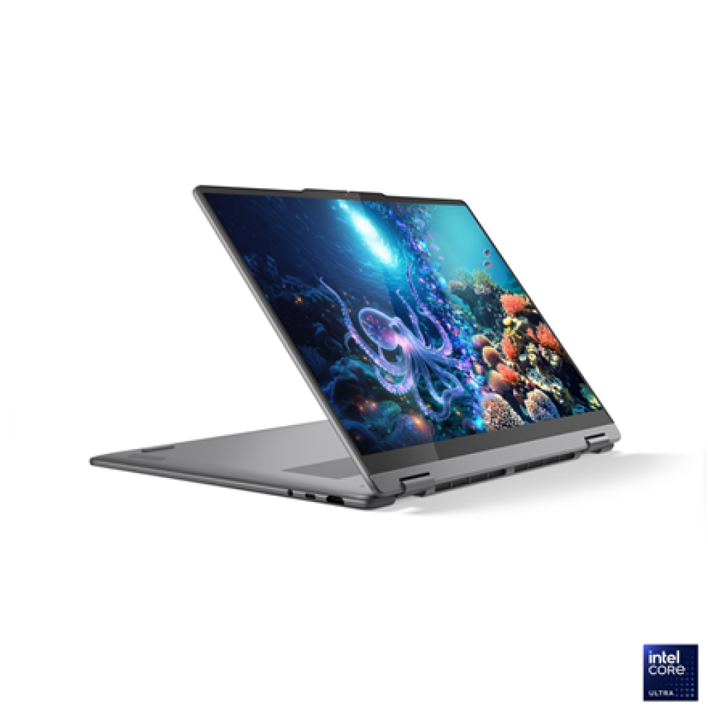 Lenovo Yoga 7 2-in-1 16ILL10 , Luna Grey , 16 , OLED , Touchscreen , 2.8K WQXGA+ , 2880 x 1800 pixels , Intel Core Ultra 7 , 258V , 32 GB , Soldered LPDDR5x , Solid-state drive capacity 1000 GB , Intel Arc Graphics 140V , Windows 11 Home , 802.11be , Blue